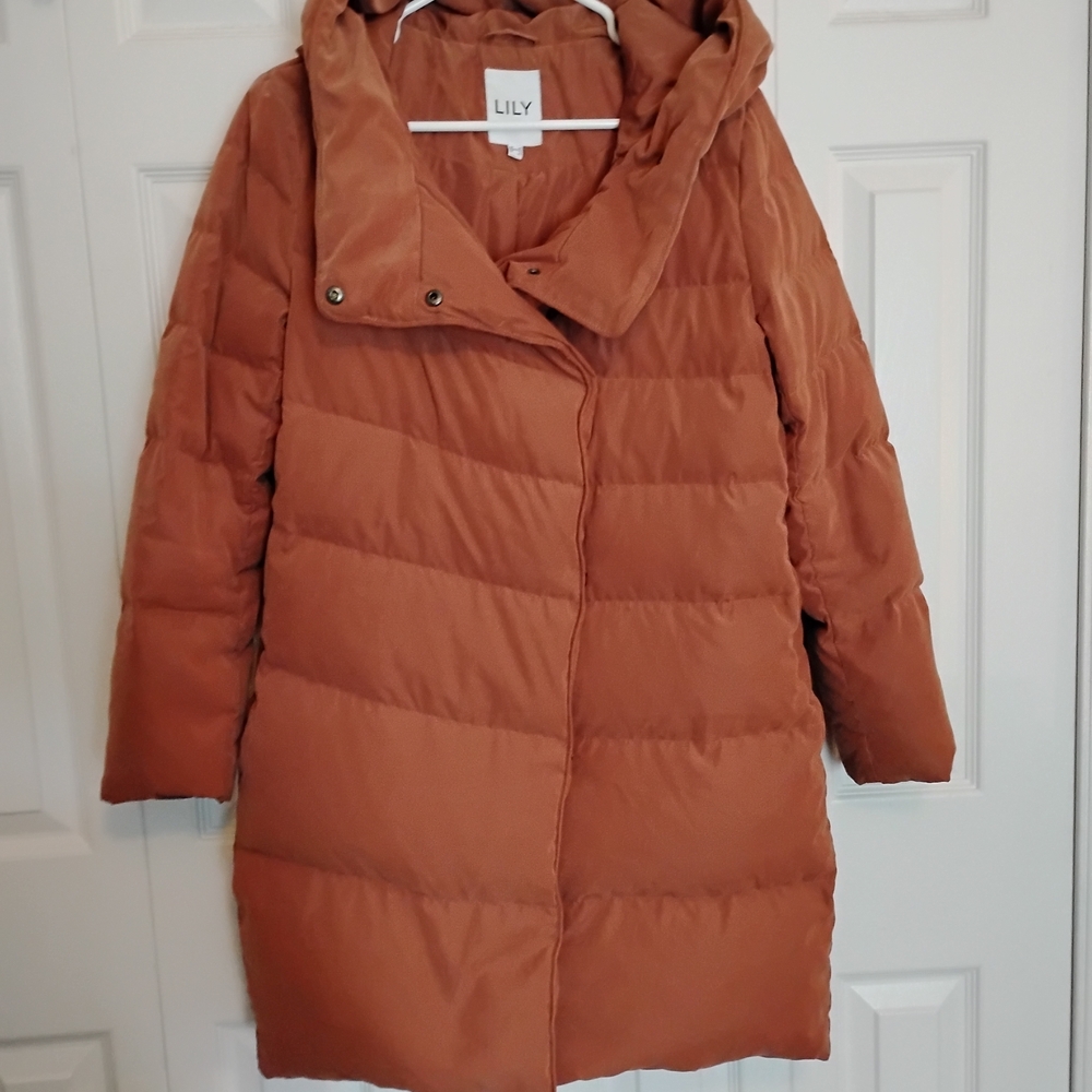 Lily Brown Puffer Coat